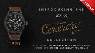 AVI-8 FLYBOY CENTENARY MEN'S PILOT WATCH REVIEW MODEL: AV- 4058-03