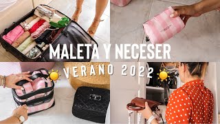 QUÉ HAY en mi MALETA + NECESER de VERANO 2022 ☀ | Museecoco