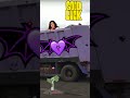 Purple garbage truck vampire #garbagetruck #funny #short