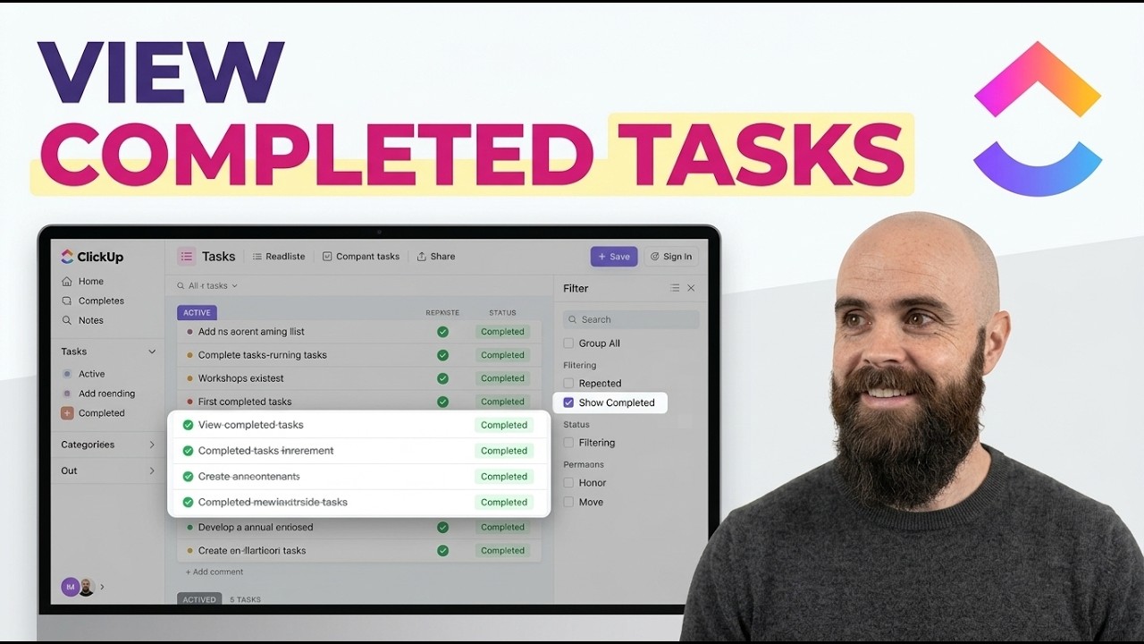 How To View Completed Tasks In ClickUp (Quick Guide) - YouTube