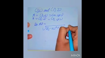question- how to find distance between any two points in graph #awesome #viral #math #graph