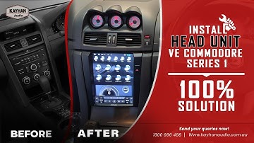 Kayhan Holden VE Series 1 (Pontiac G8) Touch Screen Navigation 2019 Installation