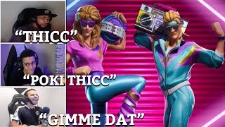 Fortnite Streamers React To The Thicc Aerobic In & Mullet Marauder & Windbreaker & Axercise