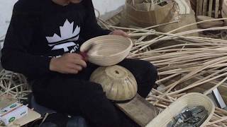 The Making Of A Rattan Cane Banneton Bread Proofing Basket Brotform