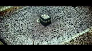 Azan & Muslim pilgrims"hajj" prayer in mecca Kaaba time lapse 2:24 ! plz check description