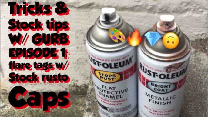 NEW RUST-OLEUM TURBO VS RUSTOLEUM PROFESSIONAL HIGH PERFORMANCE VS STANDARD  RATTLE CAN SPRAY PAINT 