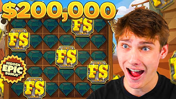 THE INSANE 5 SCATTER HIDDEN BONUS ON $200,000 SESSION!