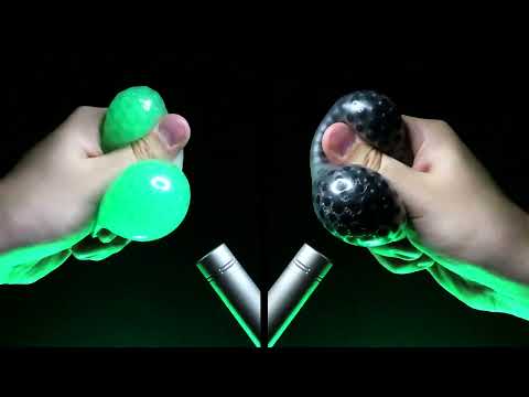 ASMR SQUEEZING AWAY STRESS - Stress Ball Sleep & Relaxation 😴 Deep Ear ASMR (no talking)