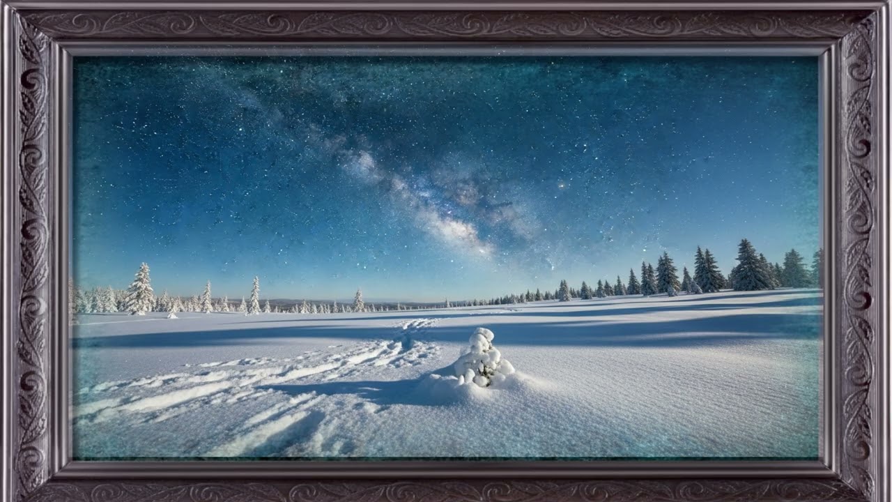 Snow and ice. Frame Tv Art