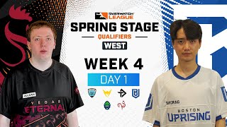 Overwatch League 2023 Season | Spring Stage Qualifiers West | Week 4 Day 1