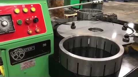 Lapmaster 36 open face lapping machine