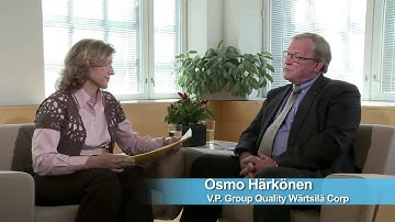 Why We Chose IIL: Osmo Härkönen, V.P. Group Quality, Wärtsilä Corp