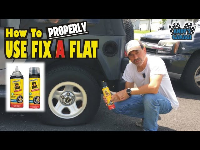  Fix-A-Flat cone-top, 12 oz.