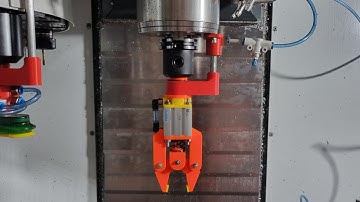 CNC spindle gripper automation