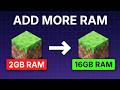How To Allocate More RAM to Minecraft 1.21+