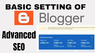 Blogger ADVANCED SEO Settings 2024 | SEO For Beginners - SEO Settings For Blogger