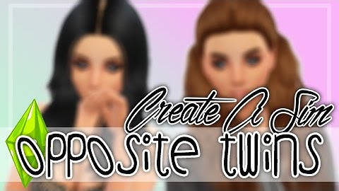 The Sims 4 | Create A Sim - Opposite Twins