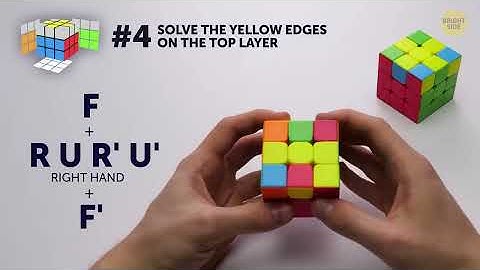 How to Solve a 3x3 Rubik