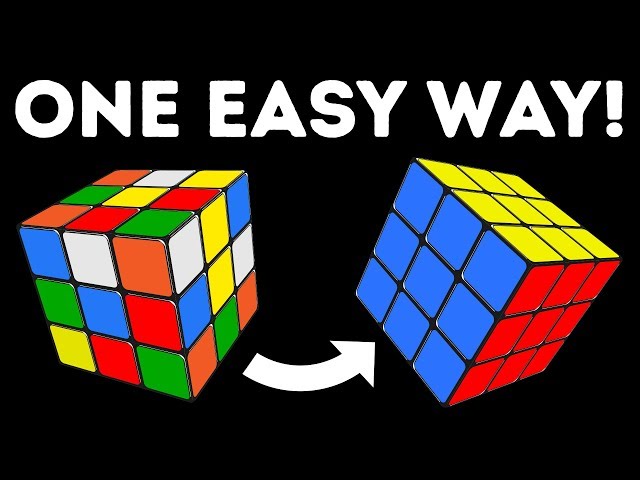 How to Solve a 3x3 Rubik's Cube In No Time | The Easiest Tutorial class=