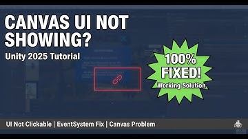 Canvas UI Not Showing in Game View? 100% FIXED! Working Solution (Unity 2025 Tutorial)