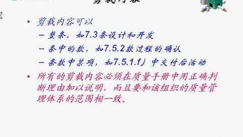 如何正确判断ISO9001标准要求剪裁指南视频试看片段