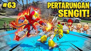 PERTARUNGAN ROBOT RAKITAN BOBOIBOY JUNIOR MELAWAN ROBOT UPIN IPIN - GTA 5 MOD