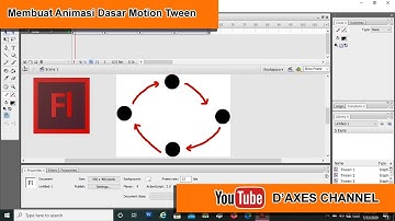 Membuat Animasi Bola Memantul Menggunakan Teknik Motion Tween di Adobe Flash CS3