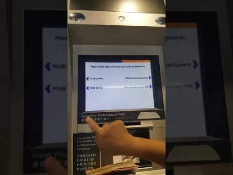 Cash Deposit To Posb Machine