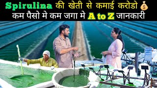 Spirulina की खेती कम जगा, कम पैसे मे कमाओ करोडो: Spirulina farming #spirulina