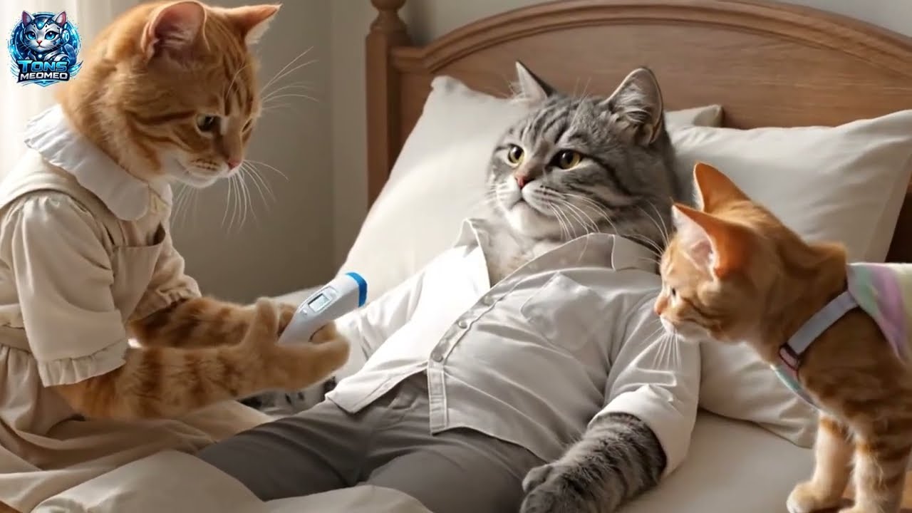 The Brave Kitten MILO Helps Mama Save Papa 🥺💖 | Heartwarming Family Cat Story | Tons Meomeo