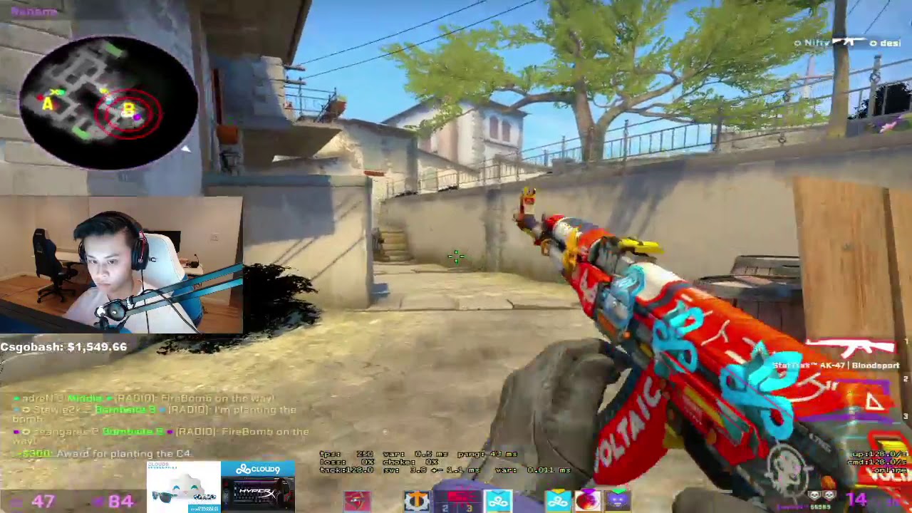 Stewie2k Playing ESEA Rank S. 02/04/2018 (ft. Sgares and RUSH)