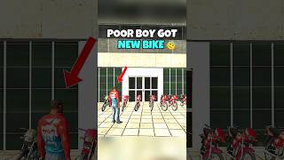 POOR BOY GOT NEW BIKE 😱 #shorts #gta #indianbikedriving3d