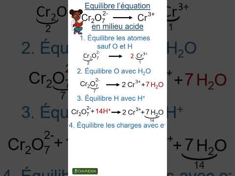 ⚖️EQUILIBRE tes équations comme un pro !
