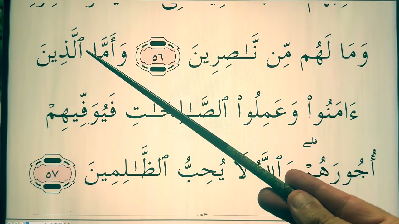 Quran for Beginners Lesson 145- Surah Ali 'Imran (ayahs 56 -59 )