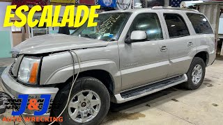 2004 Cadillac Escalade Part Out: J & J Auto Wrecking Test Video Stock # P4CA011