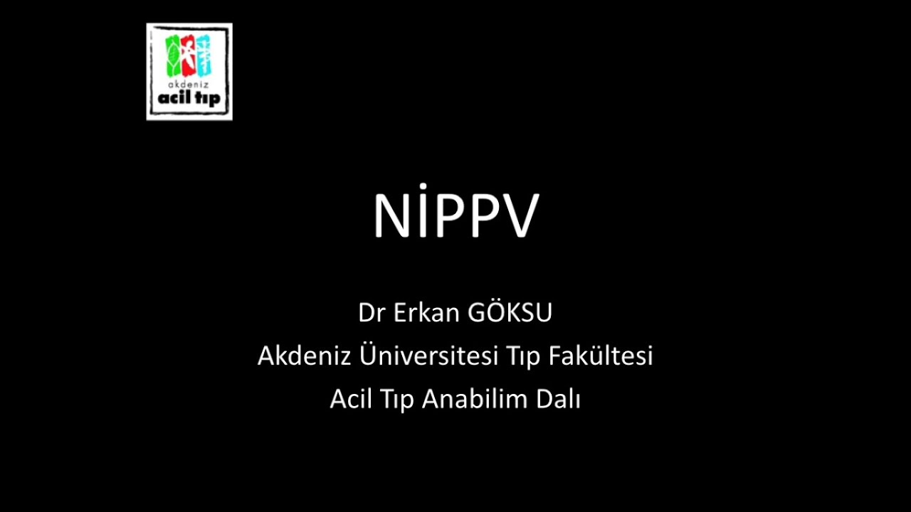 Non İnvaziv Pozitif Basınçlı Ventilasyon