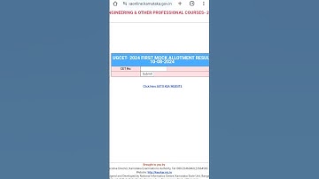 How to check kcet 2024 mock seat allotment result🚨|kcet 2024 mock seat allotment list out now😱 #kcet