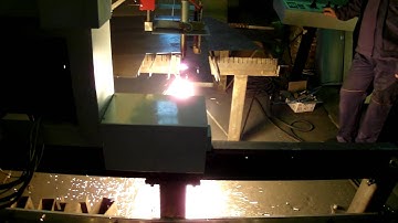 Automatic gas console based on myCNC-ET1 LAN control. Cutting demo.