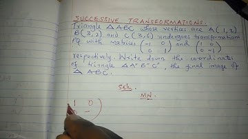 SUCCESSIVE TRANSFORMATIONS.