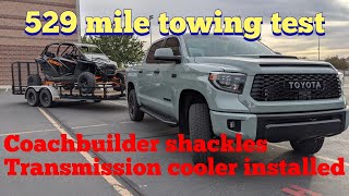 2021 Toyota Trd Pro Tundra towing review & Transmission cooler