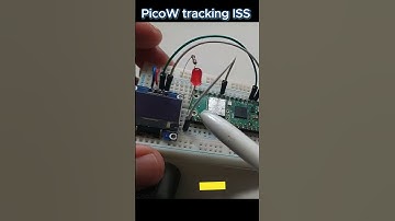 Pico W tracking ISS with LED warning when ISS in close proximity