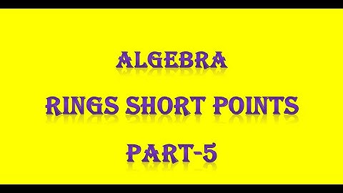 PG TRB/ POLYTECHNIC Algebra short point Part-5