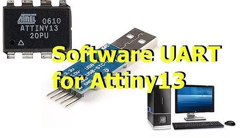 Software UART for the ATtiny13.