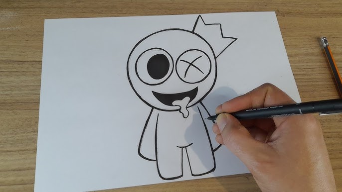 desenhos para colorir azul babao