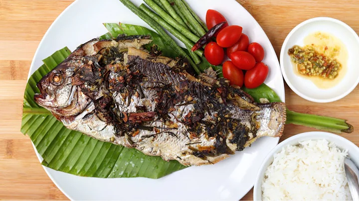 Roasted Herb Fish: Nqaj Ntseg Xwv