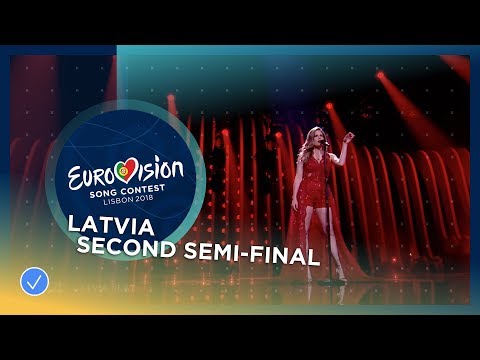 Laura Rizzotto - Funny Girl - Latvia - LIVE - Second Semi-Final - Eurovision 2018