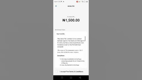 Moniepoint POS Machine Insurance process