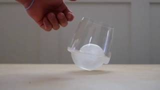 Does the 'unspillable' wine glass really work? We put the SuperDuperStudio  Saturn Wine glass to the test