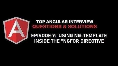 How to use ngTemplateOutlet and ngTemplateOutletContext | Using ng-template within ngFor directive