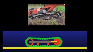 Simulatuon of an Excavator Track Chain in MSC ADAMS by using Python Script -  Part 1 of 2